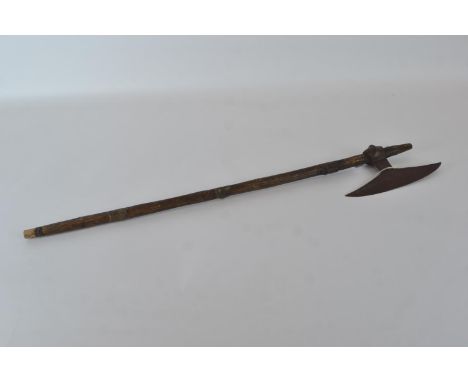 Tribal axe, 83cm length 