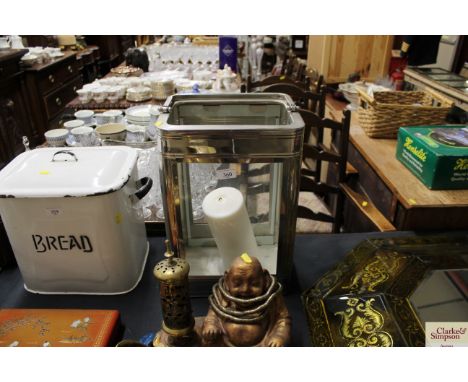 A candle lantern 