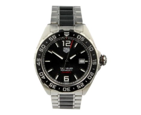 The dial is gunmetal grey with chrome straight luminous hour markers and hands. The Movement is ETA and is automatic with a d