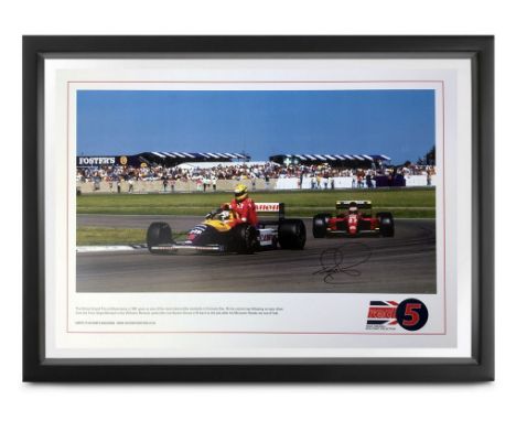 The British Grand Prix at Silverstone in 1991 gave us one of the most memorable moments in Formula One. On his victory lap fo