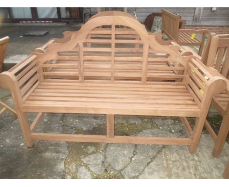 Cotswold Teak Lutyens garden bench 162cm x 57cm
