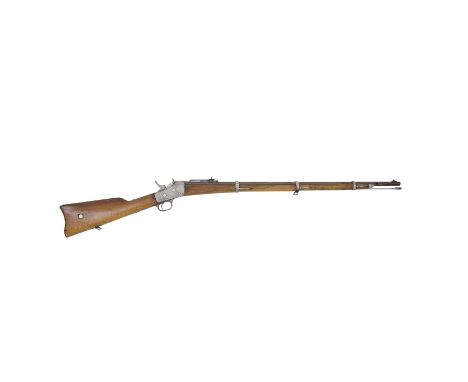 A Danish 11.7 X 51(R)MM Centre-Fire 1867/96 Model Rolling-Block Military RifleNo. 57502, Dated 1880Of regulation pattern, wit