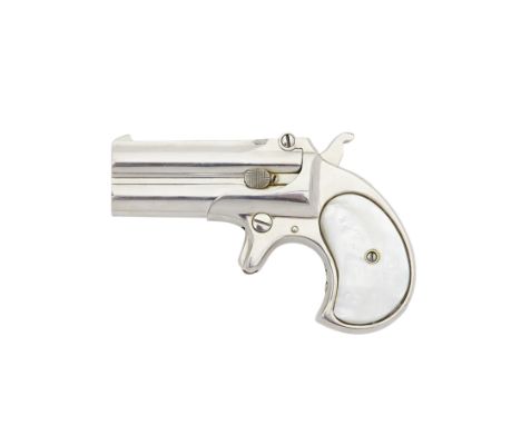A .41 Rim-Fire Remington Type III Model No. 4 Over-And-Under DeringerNo. L92084, Circa 1912-35Now with nickel-plated finish o