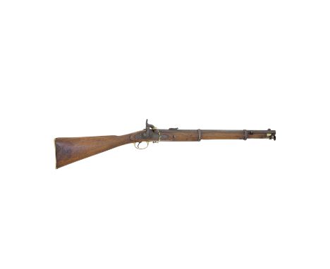 A .577 Percussion 1861 Pattern Cavalry Carbine For The East India GovernmentNo. 195, 19th CenturyOf regulation pattern, the b
