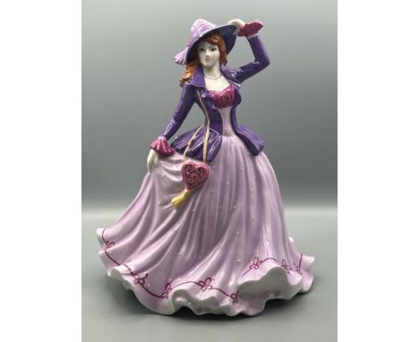 Coalport figurine "classic elegance", 24cm high, in good condition  / All lots are located at Gower Reclamation, Unit 17b, Cr