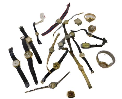 Various vintage wristwatches, Medana, various others, Chateau, etc.  (a quantity)