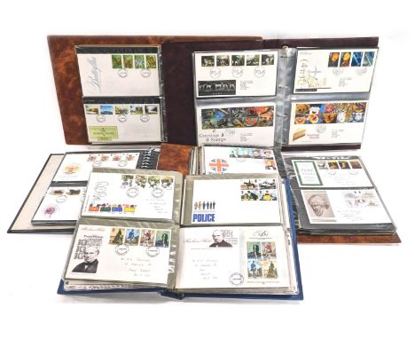 Various first day covers, 1980's GB editions, British Wildlife 1977, various others, quantity of Royal Mail stock albums, con