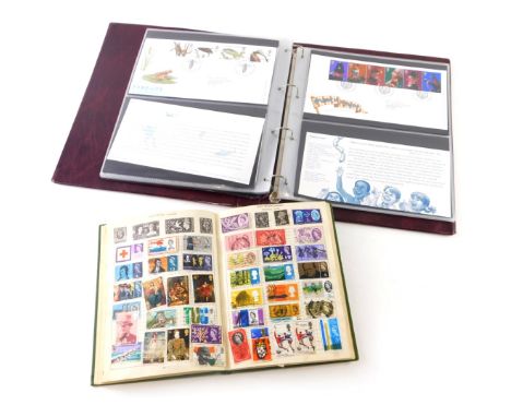 Various stamps, an Improved Postage Stamp Album, containing a quantity of GB and world used collector's stamps, QEII, etc., G