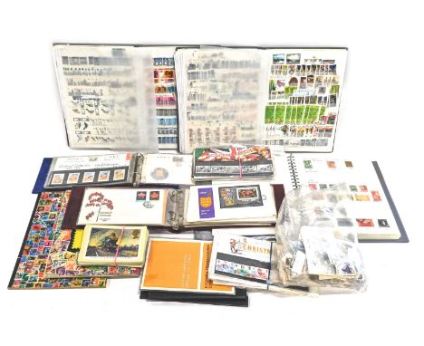 Various stamps, Commonwealth, an album and two stock albums, comprising Australian, New Zealand General Commonwealth Collecti