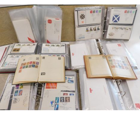 Various stamps and first day covers, an improved album containing various world used, Germany and other, accumulations, a lar