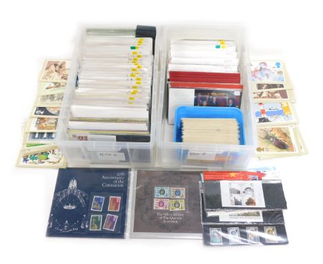 Various first day covers, Royal Mail postcards, etc., stamp sets, Occasions, stamps, etc. (a quantity)