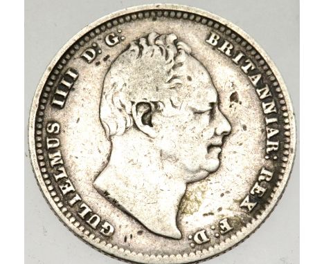 1831 William III shilling. P&amp;P Group 1 (£14+VAT for the first lot and £1+VAT for subsequent lots) 