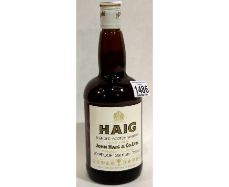 Vintage bottle of Haig Blended Scotch whisky. P&amp;P Group 2 (£18+VAT for the first lot and £3+VAT for subsequent lots) 