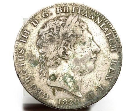 George III 1820 crown. P&amp;P Group 1 (£14+VAT for the first lot and £1+VAT for subsequent lots) 