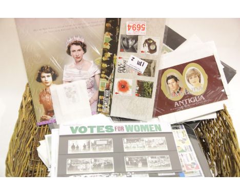 Mixed mint stamp sets and first day covers with Commonwealth mint Royalty stamps. P&amp;P Group 1 (£14+VAT for the first lot 