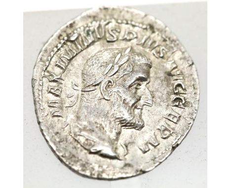 Roman Silver Antoninianus of Maximinus - Fides reverse. P&amp;P Group 1 (£14+VAT for the first lot and £1+VAT for subsequent 