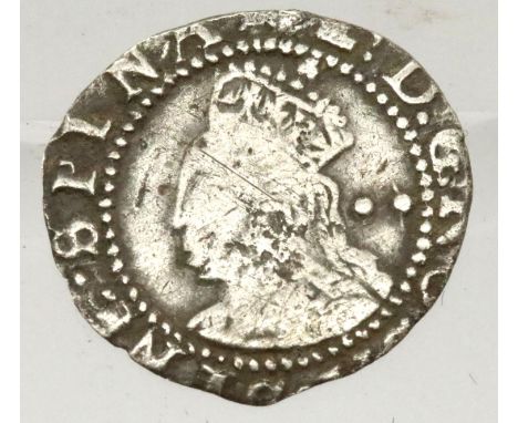 Silver Hammered Half-Groat of Elizabeth Tudor. P&amp;P Group 1 (£14+VAT for the first lot and £1+VAT for subsequent lots) 