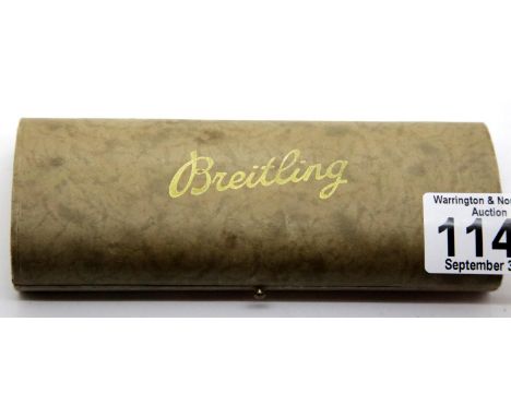 Vintage Breitling wristwatch box. P&amp;P Group 1 (£14+VAT for the first lot and £1+VAT for subsequent lots) 