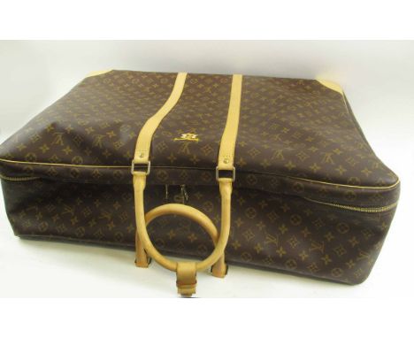 LOUIS VUITTON 'SIRIUS 70' MONOGRAM SUITCASE, plus padlock and keys. (light use)