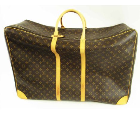 LOUIS VUITTON 'SIRIUS 70' MONOGRAM SUITCASE. (light use)