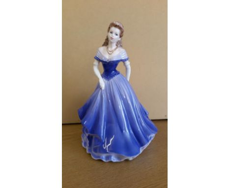 Coalport - A Coalport bone china figurine - 'Annabelle' from the 'Ladies of Fashion' series 1996. In first class order - no c