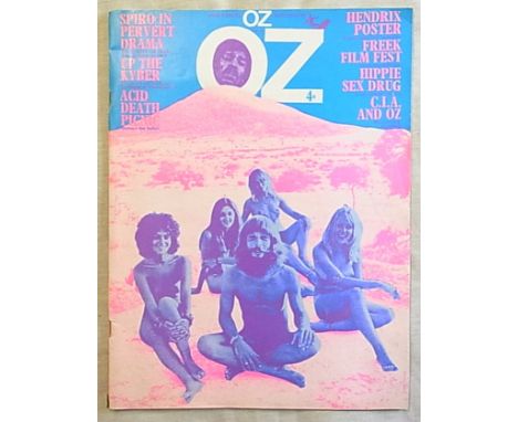 OZ Magazine No. 30, Hendrix! This issue still contains its original Jimi Hendrix Poster, very rare. Most of these posters got