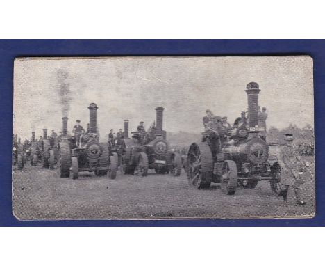 Essex - Steam engine rally at Stisted, early small card mounted photograph.