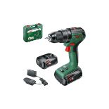 Bosch 18V Li-ion Cordless Combi drill (2 x 2Ah) - UniversalImpact 18V-60. - EBR1