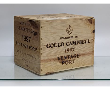 Gould Campbell, Vintage Port, 1997, twelve bottles (OWC) Please Note: This lot is subject to VAT on the hammer price, in addi