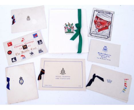A collection of 8x vintage WWII Second World War greetings cards&nbsp;POSTAGE: Worldwide postage / delivery available on all 