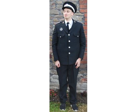 A complete St John No.2 uniform complete with shirt, jumper, trouser, tie, jacket and cap.&nbsp;&nbsp;POSTAGE: Worldwide post