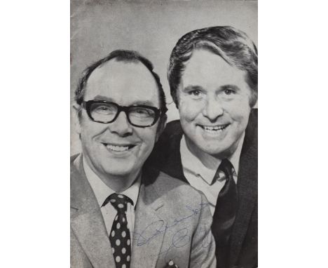 MORECAMBE &amp; WISE: MORECAMBE ERIC (1926-1984) &amp; WISE ERIC (1925-1999) English Comedy Duo. A printed 4to souvenir broch