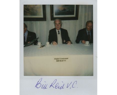 BOMBER PILOTS: An unusual selection of signed colour 4 x 4 candid Polaroid photographs by various British bomber pilots and c