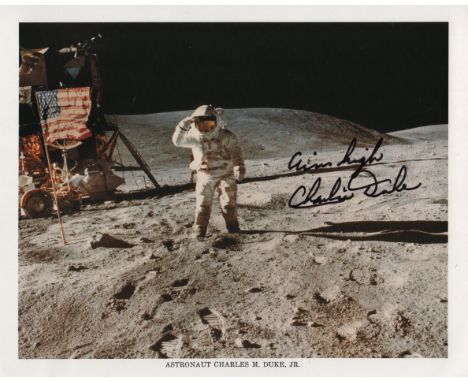 MOONWALKERS: Charles Duke (1935-     ) American Astronaut, Lunar Module Pilot of Apollo XVI (1972). The tenth man to walk on 
