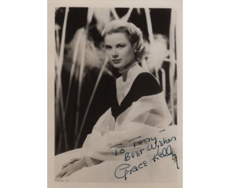  KELLY GRACE: (1929-1982) American Actress, Academy Award winner. Later Princess of Monaco. An excellent vintage signed and i