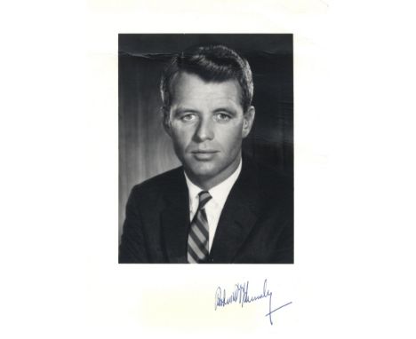  KENNEDY ROBERT: (1925-1968) American Politician, United States Attorney General 1961-64. Brother of John F. Kennedy. Assassi