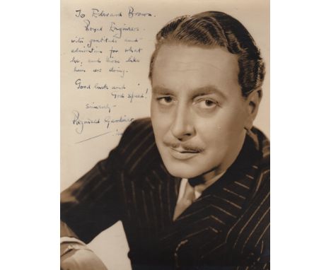 ACTORS: Selection of vintage signed 5 x 7 photographs and slightly larger (2) by various film actors including Reginald Gardi