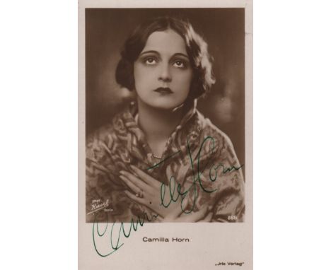  GERMAN CINEMA: Selection of vintage signed postcard photographs by various German film actors and actresses, comprising Wern