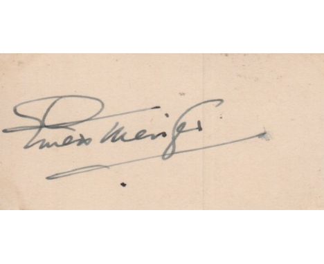 ENTERTAINMENT: Selection of vintage signed oblong 12mo cards by various film and stage actors and actresses, mainly British, 