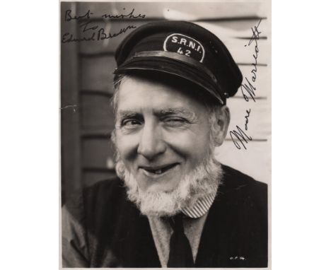  MARRIOTT MOORE: (1885-1949) English Character Actor, remembered for his appearances in films alongside Will Hay. Vintage sig