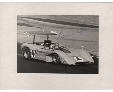  MCLAREN BRUCE: (1937-1970) New Zealand Motor Racing Driver, founder of the McLaren Racing Team, one of the most successful i