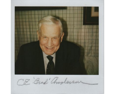 AMERICAN PILOTS: An unusual selection of signed colour 4 x 4 candid Polaroid photographs by various American pilots and parat