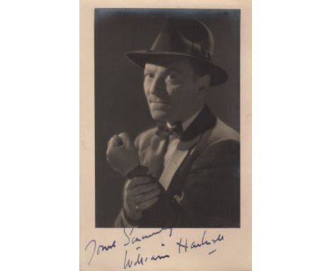 HARTNELL WILLIAM: (1908-1975) English Actor, the first actor to portray the Doctor in the television series Doctor Who. Vinta