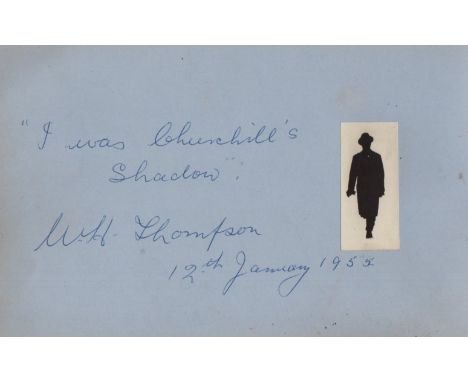 AUTOGRAPH ALBUM: An autograph album containing over 100 signatures by various actors, actresses, popular singers &amp; musici