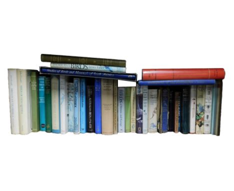 Ornithological related books, to include Bird's Eggs of the British Isles, Meinertzhagen Pirates and Preditors, Whistler Popu