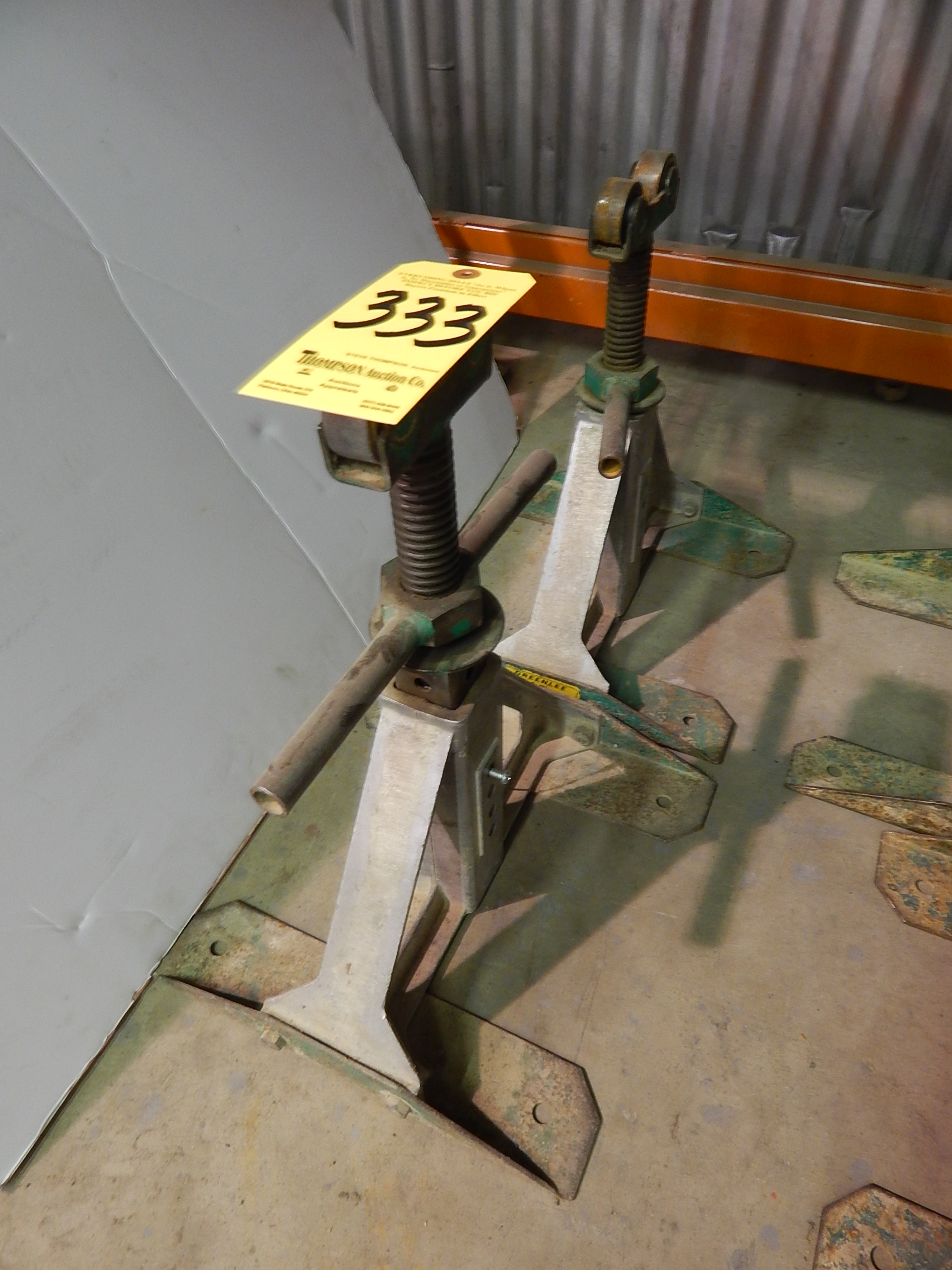 (2) Greenlee #687 Roller Jack Stands