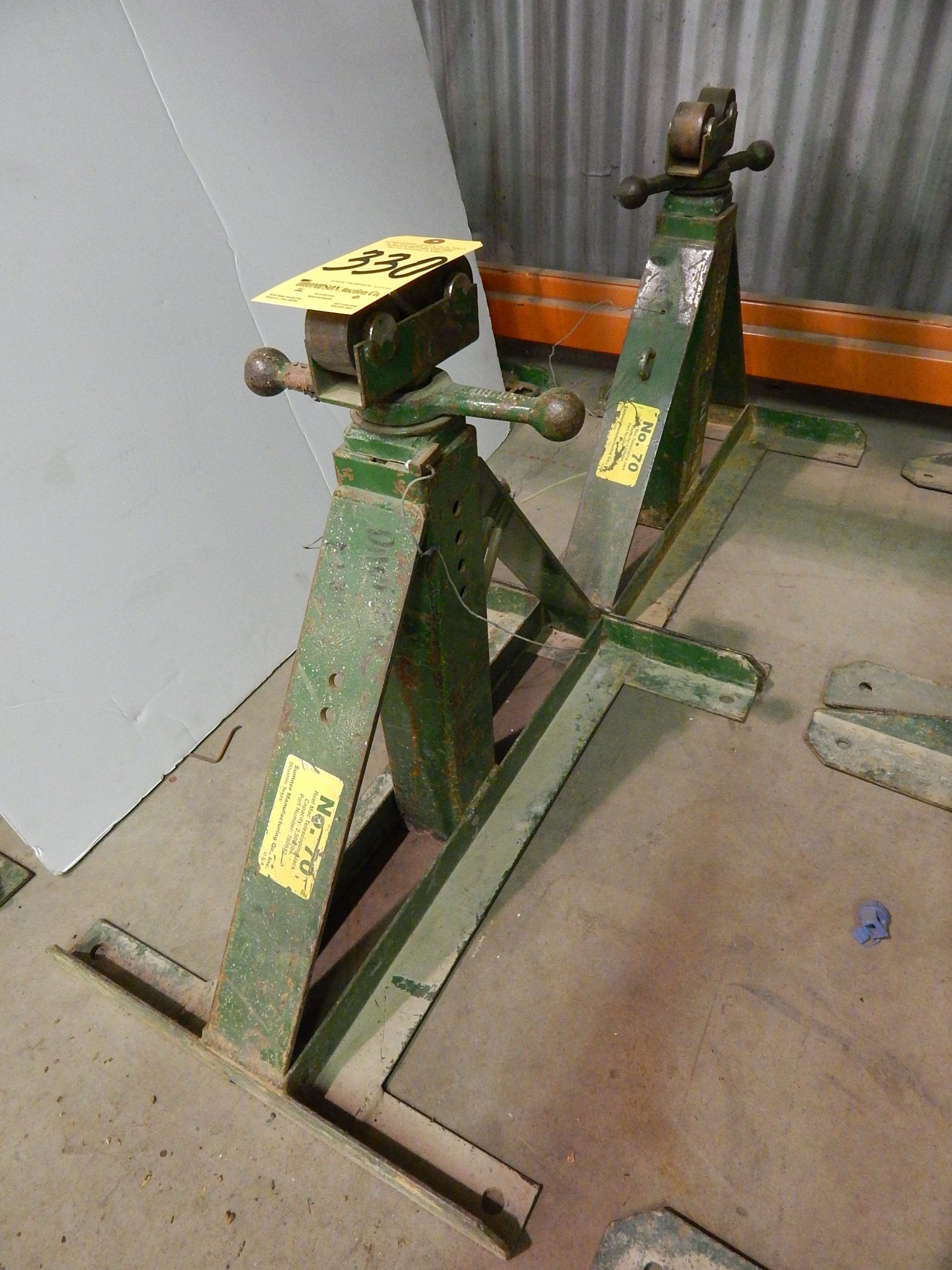 (2) Greenlee #70 Roller Jack Stands