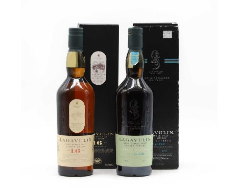 Lagavulin 16 years old, Islay Single Malt Scotch Whisky, 43% vol, 70cl/700ml (1, boxed) together with The Distillers Edition,