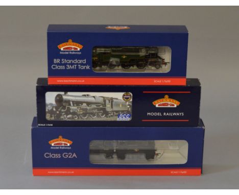 OO Gauge. Bachmann. 3 x DCC ready/on board locomotives. BR standard class 3MT tank. L/C green No.82005 (DCC ready), BR Jubile