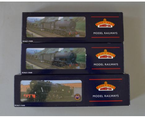 OO Gauge. Bachmann. 3 x locomotives. BR J39 class L/Crest No.64841, BR J39 class E/Crest No. 64897 & BR WD Austerity 2-10-0 E